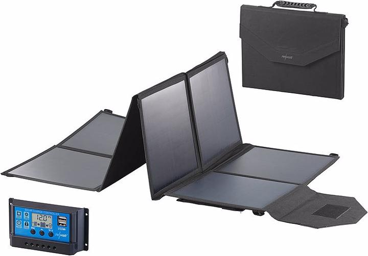 Revolt Mobiles, faltbares Solarpanel, 100 Watt & Solar-Laderegler 30 A (100 W)