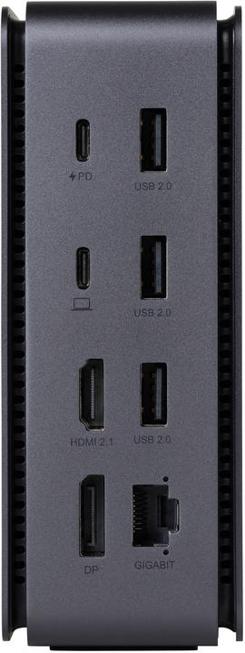 Produktbild eSTUFF USB4 Pro Dual Dock (USB-C, 7 Ports)