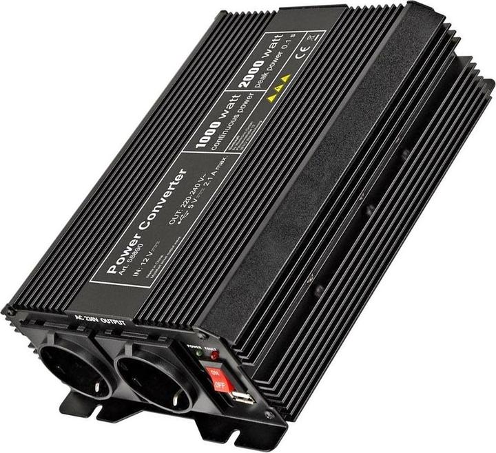 Image du produit AccuCell convertisseur de tension max. 1000W convertit la tension de 12 VDC en 230 VAC