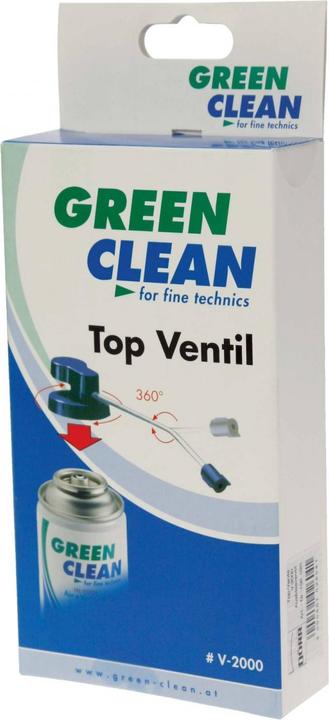 Actual product image Green Clean top valve