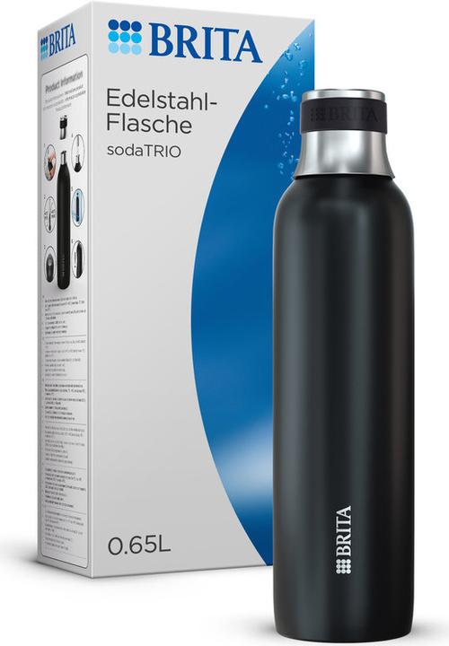 Brita sodaTRIO Edelstahlflasche