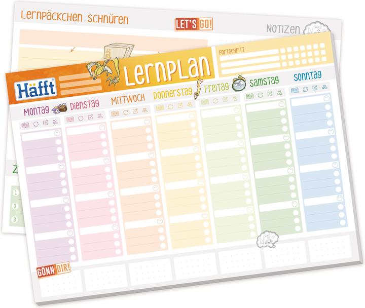 Actual product image Desk Pad A4 Learning Plan 50 sheets tear-off sheet