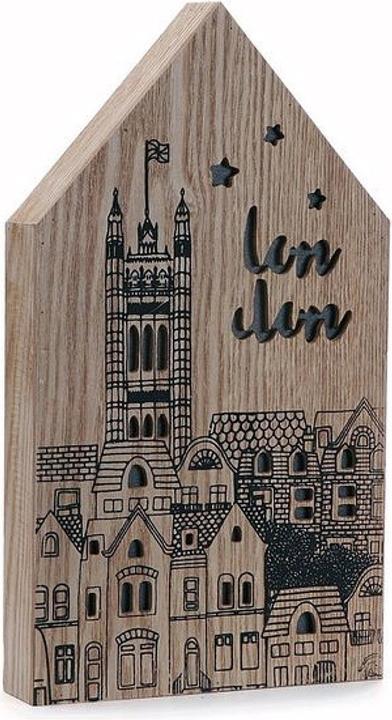 Produktbild Natura Punto Leuchtdekoration London, beleuchtete Häuser, Schrift, 3,5 x 30 x 17cm
