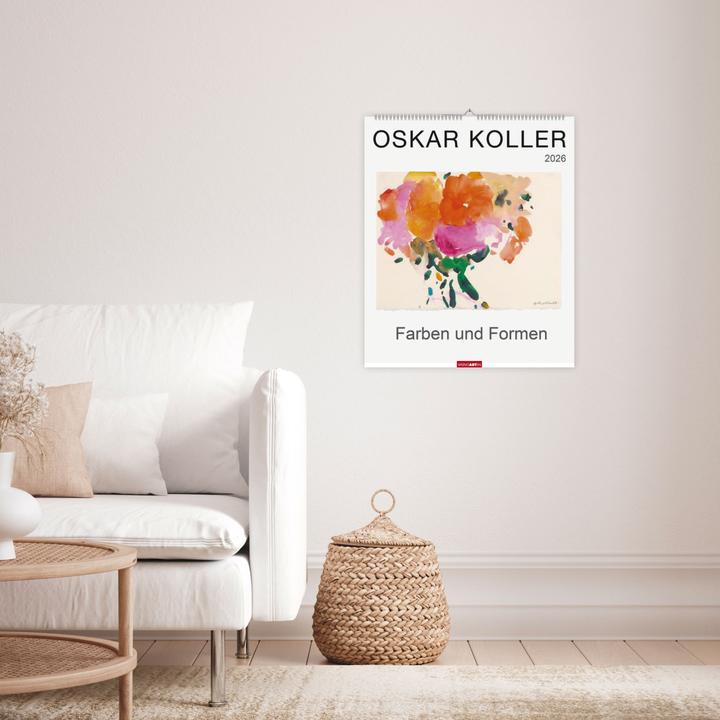 Immagine prodotto Oskar Koller - Farben und Formen Kalender 2026 - Farben und Formen (46 x 55 cm, Tedesco)