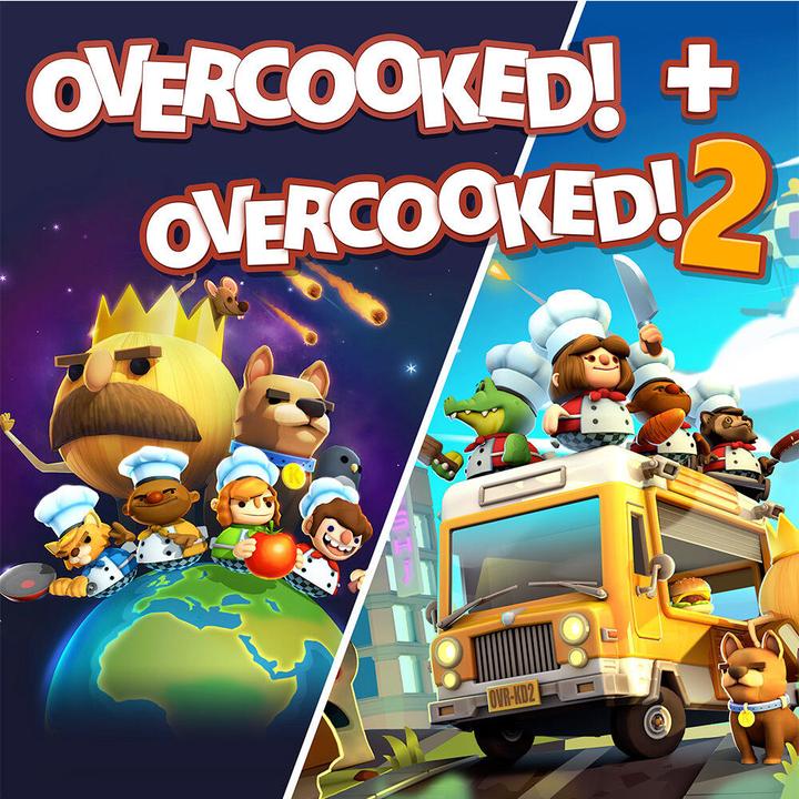 Image du produit Team17 Overcooked + Overcooked 2 Double Pack (PS4, EN)