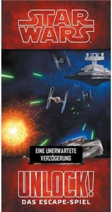 Actual product image Asmodée SCOD0059 - Unlock! Star Wars-Unexpected delay, single scenario (DE edition) (German)