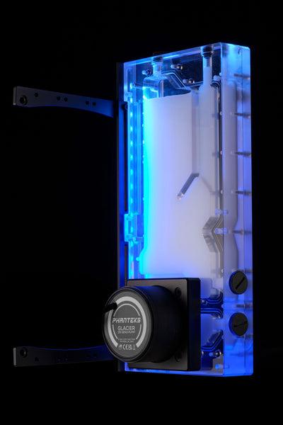 Produktbild Phanteks R260C Reservoir - transparente Acryl-Backplate, D5, DRGB-LED - Schwarz