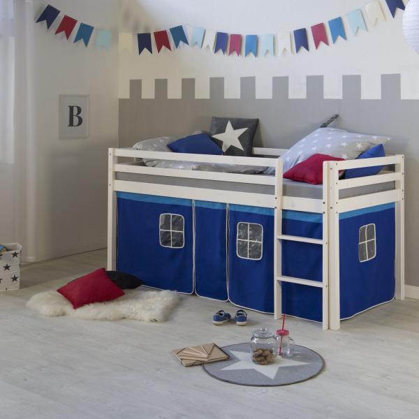 Produktbild Homestyle4u Kinderbett Hochbett Spielbett (90 x 200 cm)