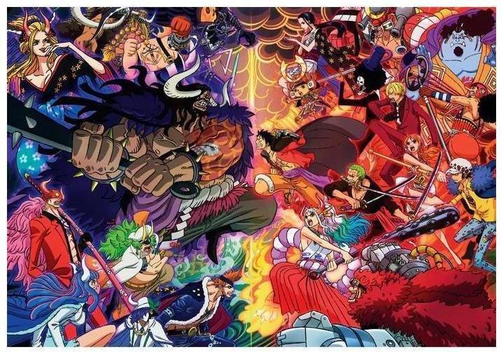 Produktbild Clementoni One Piece - Luffy VS Kaido (1000 Teile)