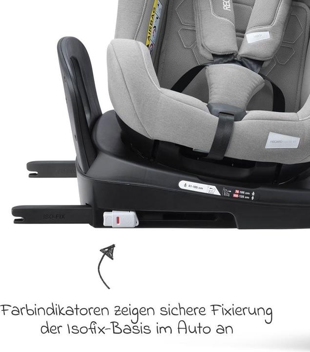 Produktbild RECARO Salia 125 Kid Reboard Kindersitz (61-125 cm) (Reboarder, ECE R129/i-Size Norm)