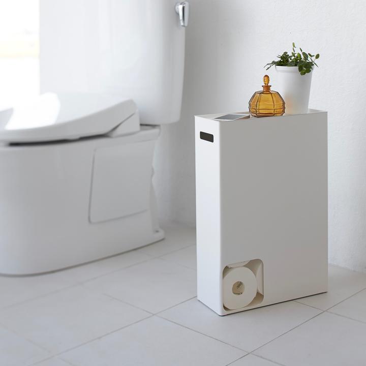 Actual product image Yamazaki PLATE toilet roll holder