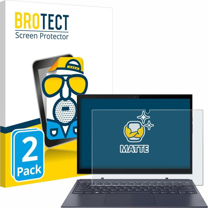 Actual product image BROTECT Anti-glare screen protector matt (2 Piece, Yoga Duet 7)