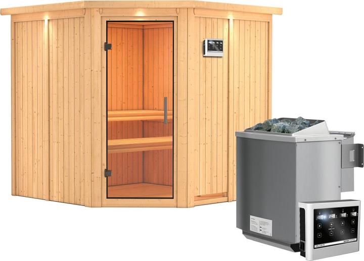Produktbild Karibu Jarin mit Dachkranz (9 KW Bio externe Steuerung)