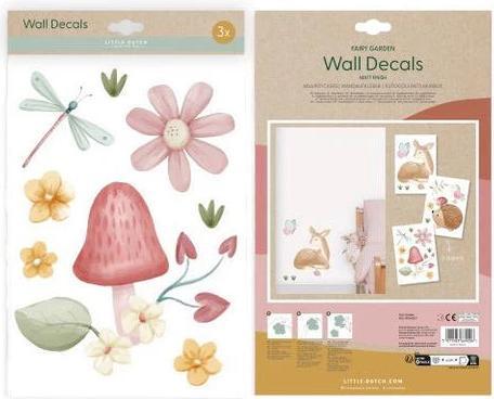 Produktbild Little Dutch Wandaufkleber Fairy Garden 3 Bögen