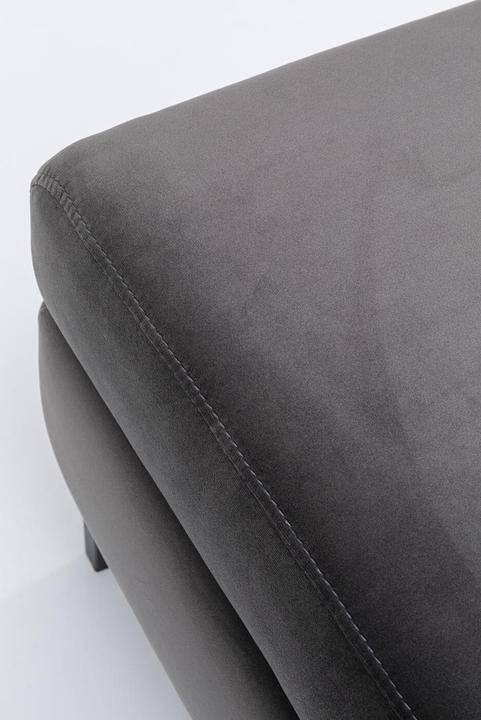 Immagine prodotto Kare Design Sgabello Gianni Velvet Grigio Nero (130 cm)