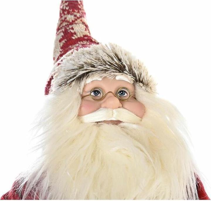 Produktbild DKD Home Decor Deko-Figur Rot Grau Holz Weihnachtsmann 42 x 22 x 48 cm