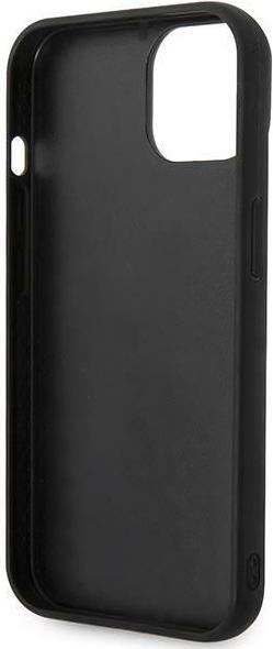 Immagine prodotto Karl Lagerfeld KLHCP14MPSQPK Custodia rigida per iPhone 14 Plus 6,7" in pelle/nero Puffy Ikonik Pin (Apple iPhone 14 Plus)
