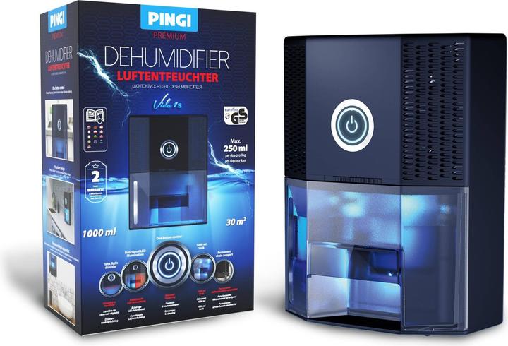 Actual product image Pingi Vida 1S (30 m², 0.25 l/24h)