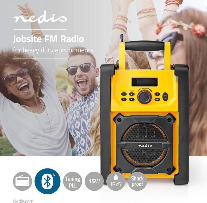 Actual product image Nedis FM Radio RDFM3100YW (FM, Bluetooth)