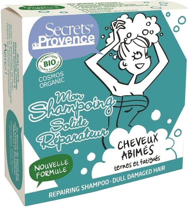 Secrets de Provence Shampoo Damaged Hair COSMOS (Festes Shampoo)
