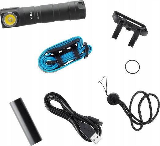Produktbild Walther HLC2r 1000 Lumen LED-Stirnlampe Akku- oder Batteriebetrieb (1000 lm)