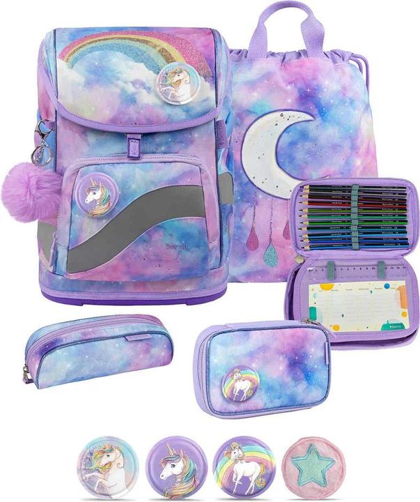 Belmil Premium SMARTY Schulrucksack-Set Moonlight (20 l)