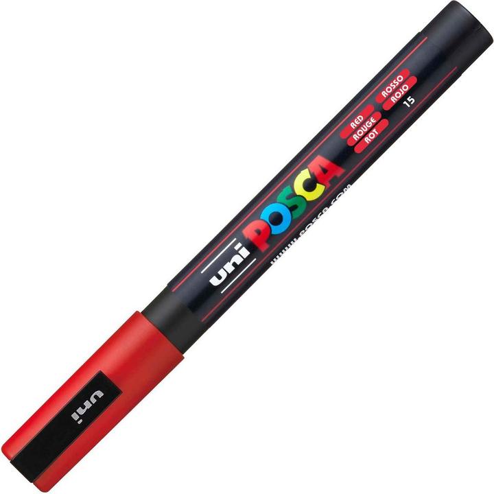 Produktbild Posca Marker PC-3M Rundspitze (Rot, 0.90 mm, 1 x)