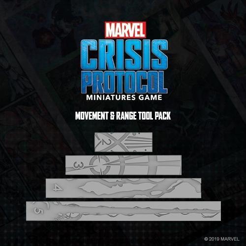 Actual product image Atomic Mass Games AMGD2101 - Marvel: Crisis Protocol - Movement & Range Tool Pack, Miniatures Game, Ages 14 & (DE)