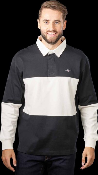 GANT Shield Blocked Heavy Rugger Black