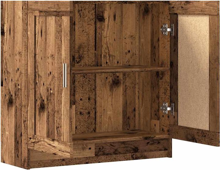 Actual product image VidaXL Bücherschrank Altholz-Optik 82,5x30,5x80 cm Holzwerkstoff (82.5 x 30.5 x 80 cm)