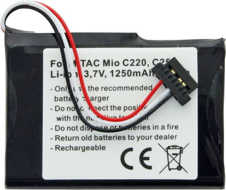 Immagine prodotto AccuCell Batteria Mitac Mio C220, C230, C250, PNA3040