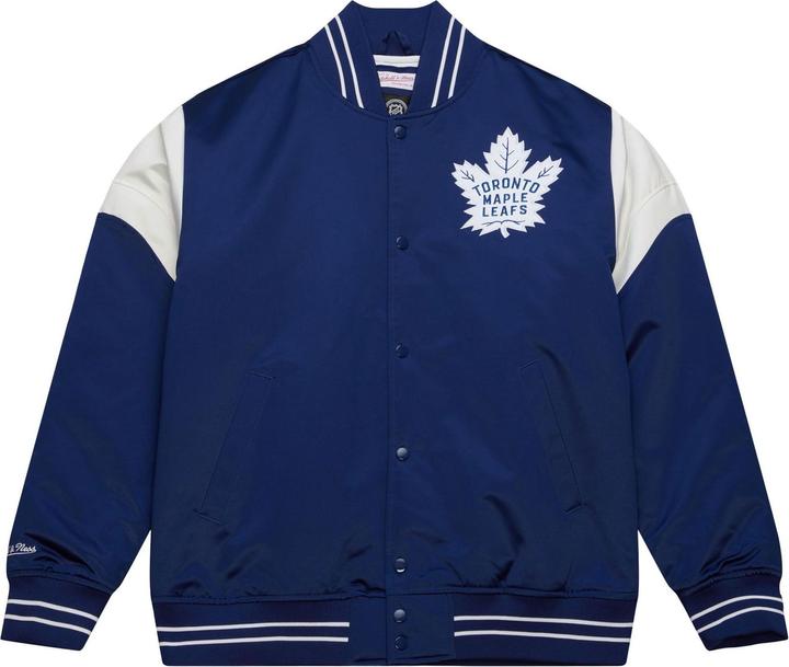 Mitchell & Ness M&N Heavyweight Satin Jacke NHL Toronto Maple Leafs - M (M)