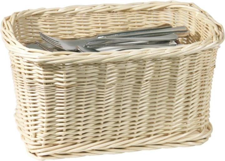 Produktbild Contacto Besteckkorb 25x15x15 cm aus heller Naturweide