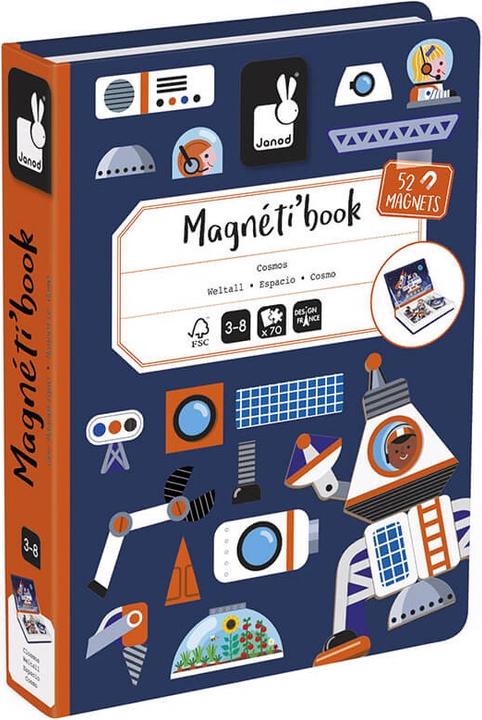 Produktbild Janod Magnetbuch Weltall (Deutsch, Französisch, Italienisch, Englisch)