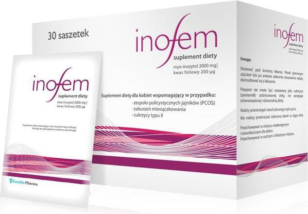 Actual product image Establo Pharma Inofem, 30 sachets