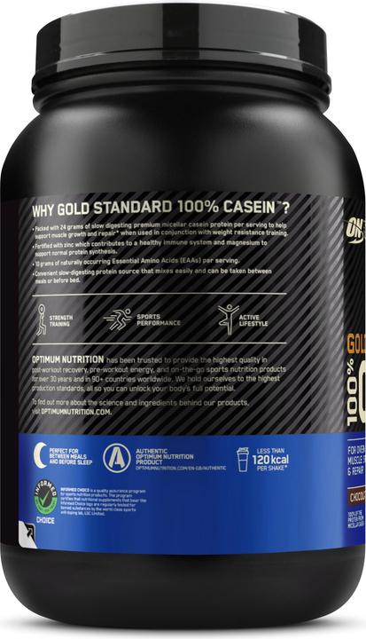 Image du produit Optimum Nutrition Gold Standard 100% Casein (Chocolate Supreme, 1 pcs, 924 g)