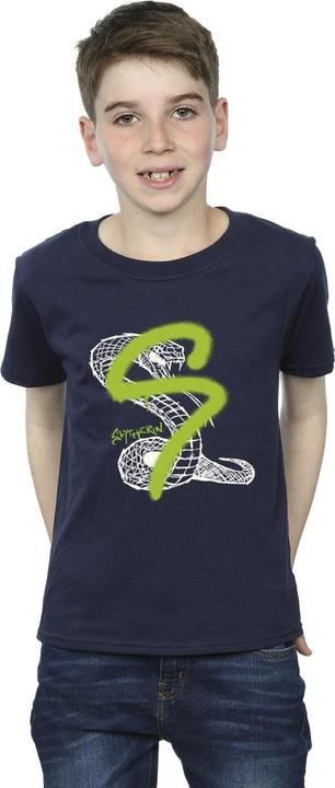 Actual product image Boys Slytherin Pop Spray T-Shirt (116)