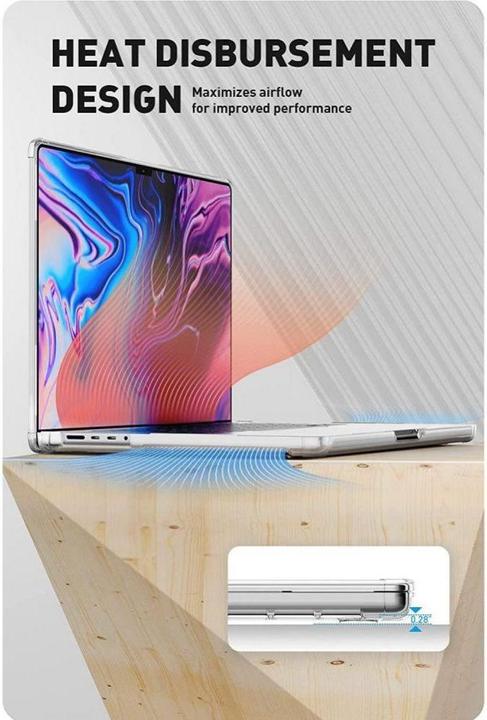 Immagine prodotto Supcase Unicorn Beetle Clear Apple MacBook Pro 14 2021 Clear (14.20", Apple)