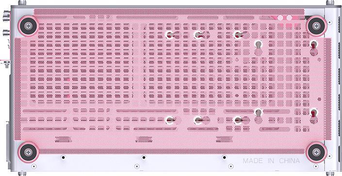 Produktbild Jonsplus MATX Handle Case Z20 - White-Pink (Mini-ITX, mATX)