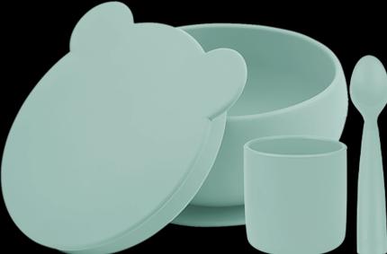 Image du produit Minikoioi BLW Set I Bol avec couvercle + louche + tasse