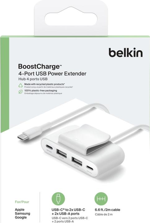 Produktbild Belkin 4-Port-USB Power Extender (USB-C, 4 Ports)