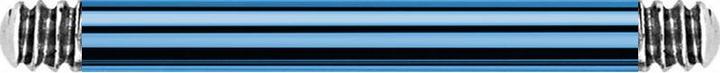 Star Piercing Micro Barbell-Stab hellblau (ohne Messing, Titan G23)