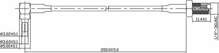 Immagine prodotto Delock Cavo coassiale Pigtail: SMA femmina-CRC9 maschio (Cavi antenna)