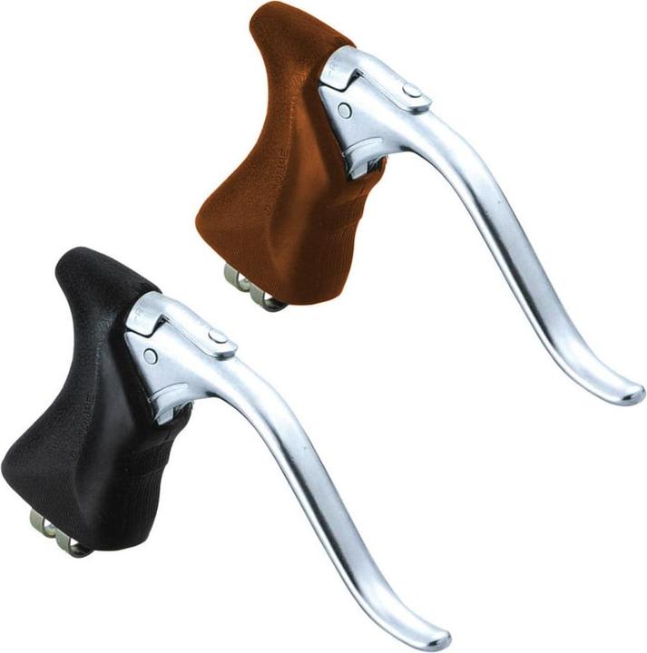 Produktbild DIA 204 QR Bremshebel für Rennrad / Singlespeed 1 Paar- mit Quick Release - braun