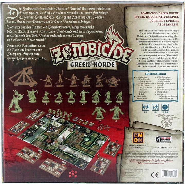 Productafbeelding Cmon Zombicide: Groene Horde (Duits)