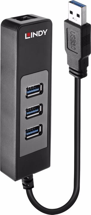 Actual product image Lindy USB 3.1 Hub (USB-C, 4 Ports)