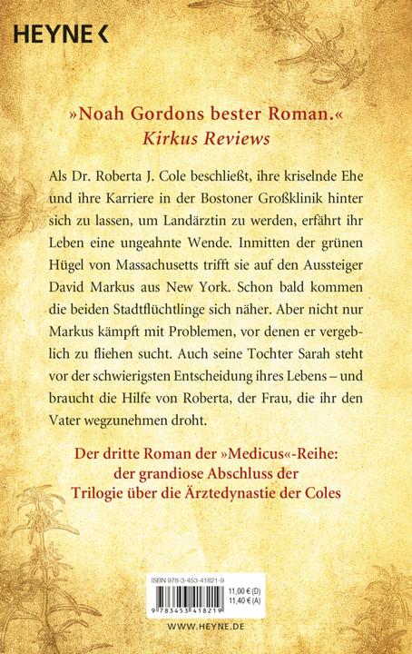 Produktbild Die Erben des Medicus (Deutsch, Noah Gordon, 2015)