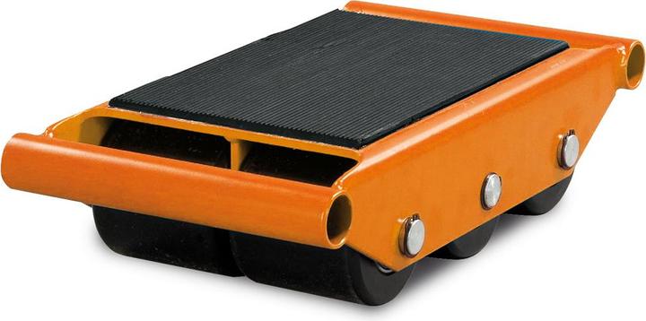 Image du produit Unicraft Rouleau de transport TR 6 6 roues, surface en caoutchouc Capacité de charge max. 6 t (6000 kg)
