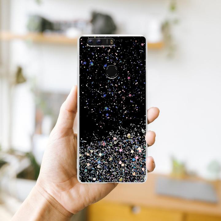 Produktbild Cadorabo TPU Hülle mit Glitzer für Honor 8 / 8 PREMIUM (Honor 8 Premium)