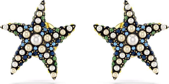 Immagine prodotto Swarovski Orecchini a perno Idyllia con stella marina in oro blu (Metallo Swarovski)